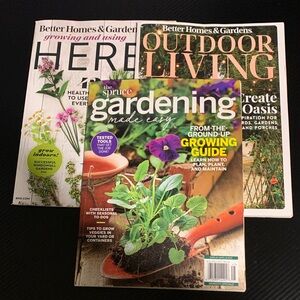 Better Homes And Gardens & The Spruce Magazine Bundle of 3